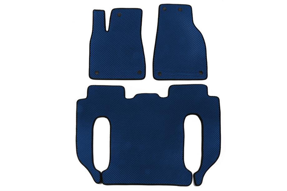 Tesla Model X 2015- EVA Floor Mats (Blue) Image