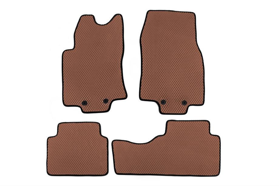 Renault Koleos 2016-2024 EVA Floor Mats (Brown) Image