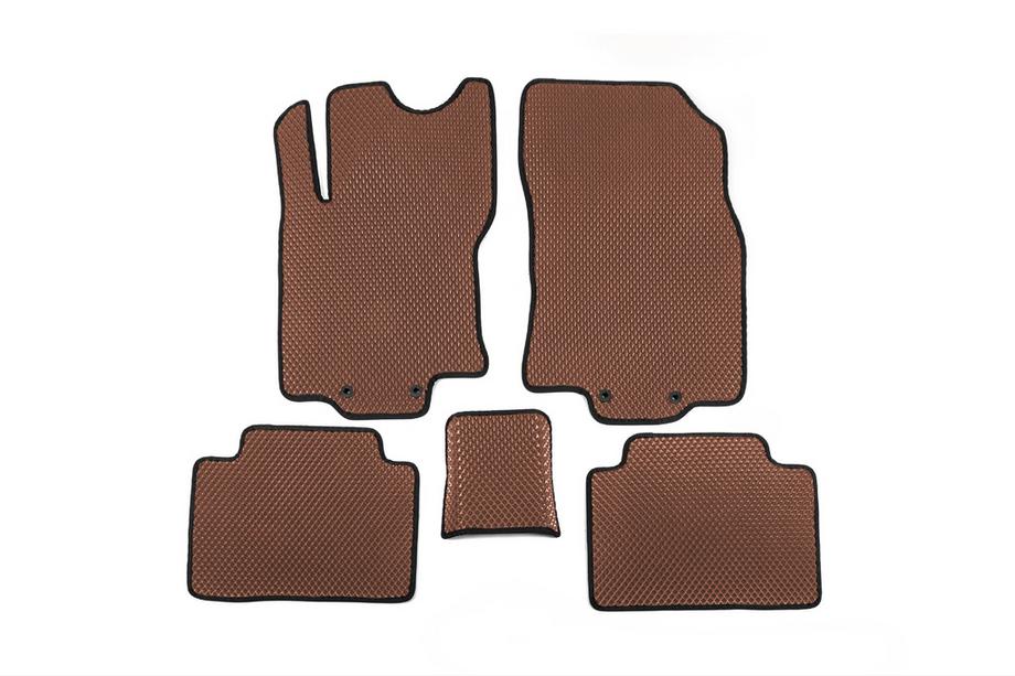 Nissan X-trail T32/Rogue 2014-2021 EVA Floor Mats (Brown) Image