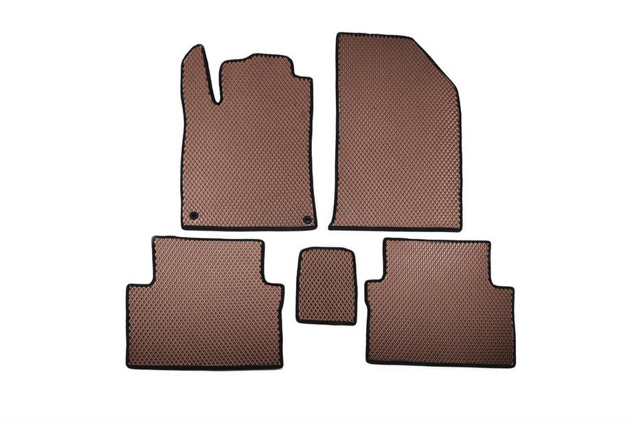 Peugeot 508 2010-2018 EVA Floor Mats (Brown) Image
