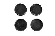 Fiat Wheel center caps 59/55 mm black (4 pcs) photo 3