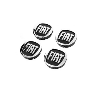 Wheel center caps 59/55 mm black (4 pcs) photo 1
