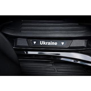 Door sill protectors (Ukraine, 4 pcs, stainless steel) photo 2
