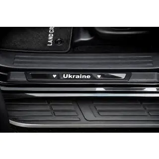 Door sill protectors (Ukraine, 4 pcs, stainless steel) photo 4
