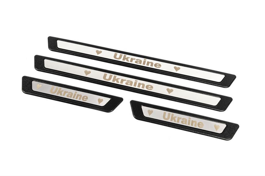 Door sill protectors (Ukraine, 4 pcs, stainless steel) Photo 6