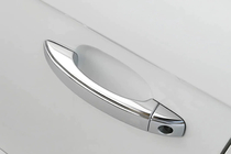 Audi A5 2007-2015 Chrome door handle covers without buttons (4 pcs, stainless steel) photo 1