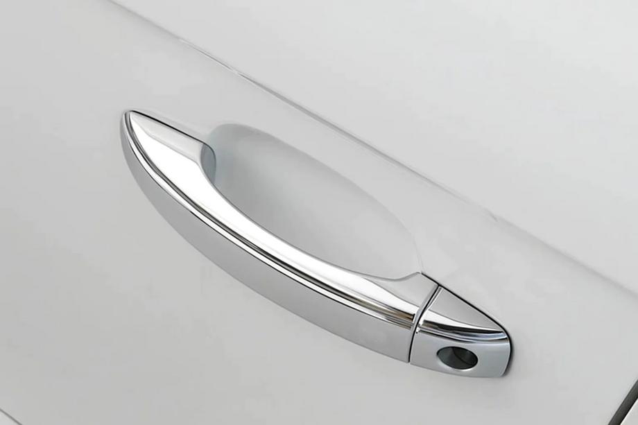 Audi A5 2007-2015 Chrome door handle covers without buttons (4 pcs, stainless steel) Image