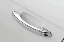 Audi Q5 2008-2017 Chrome door handle covers without buttons (4 pcs, stainless steel) photo 1