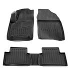 Toyota C-HR 2016-2023 Stingray 3D Rubber Floor Mats (5 pcs, Polyurethane) photo 1