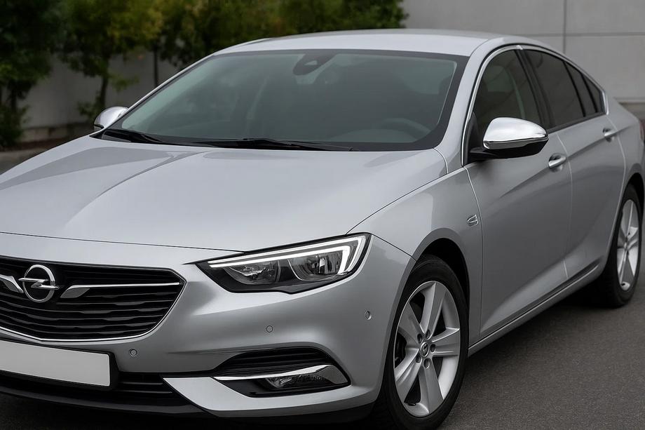 Opel Insignia 2017-2022 Mirror Covers (2 pcs, Stainless Steel) Image