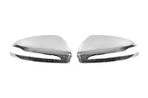 Mercedes B-class W247 2019- Mirror Covers (2 pcs, Stainless Steel) photo 2