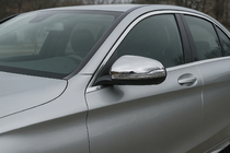 Mercedes C-class W205 2014-2021 Mirror Covers (2 pcs, Stainless Steel) photo 1