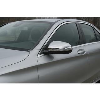 Mirror Covers (2 pcs, Stainless Steel) Mercedes C-class W205 2014-2021 photo 1