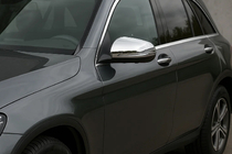 Mercedes GLC X253 2015-2022 Mirror Covers (2 pcs, Stainless Steel) photo 1