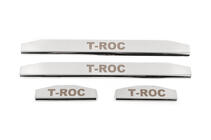 Volkswagen T-Roc 2017-2025 Door Sill Covers (4 pcs, Stainless Steel) photo 1