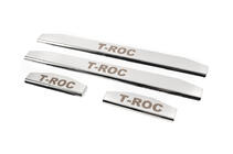 Volkswagen T-Roc 2017-2025 Door Sill Covers (4 pcs, Stainless Steel) photo 2