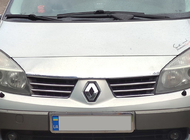 Renault Scenic/Grand 2003-2009 Grille Covers (4 pcs, Stainless Steel) photo 1