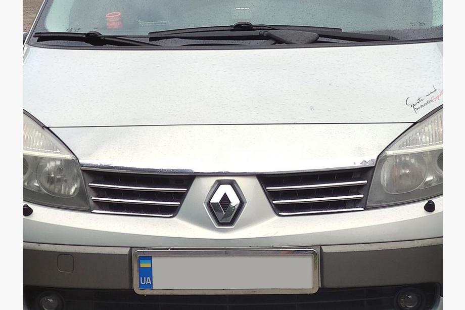 Renault Scenic/Grand 2003-2009 Grille Covers (4 pcs, Stainless Steel) Image