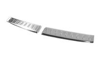 Mercedes EQB 2021- Rear bumper sill protector matte stainless steel Carmos (2 pcs) photo 2