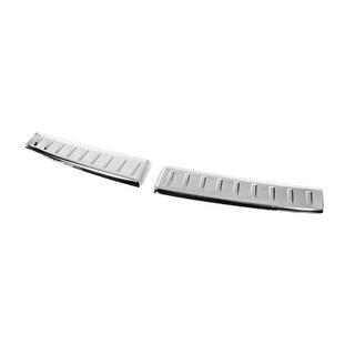 Rear bumper sill protector Gloss Carmos (2 pcs, stainless steel) photo 2