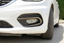 Fiat Tipo 2016- Fog light covers (2 pcs, stainless steel) photo 1