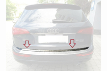 Audi Q5 2008-2017 Trunk trim stainless steel photo 1