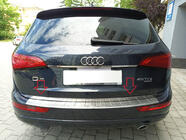 Audi Q5 2008-2017 Trunk trim stainless steel photo 4