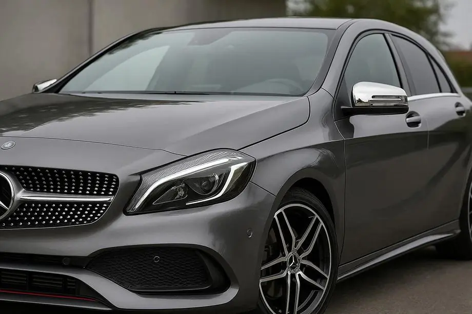 Mercedes A-class W176 2012-2018 Mirror Covers (2 pcs, Stainless Steel) Image
