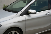 Mercedes B-class W246 2011-2018 Mirror Covers (2 pcs, Stainless Steel) photo 1