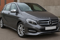 Mercedes B-class W246 2011-2018 Mirror Covers (2 pcs, Stainless Steel) photo 3