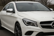 Mercedes CLA C117 2013-2019 Mirror Covers (2 pcs, Stainless Steel) photo 3