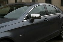 Mercedes CLS C218 2011-2018 Mirror Covers (2 pcs, Stainless Steel) photo 1