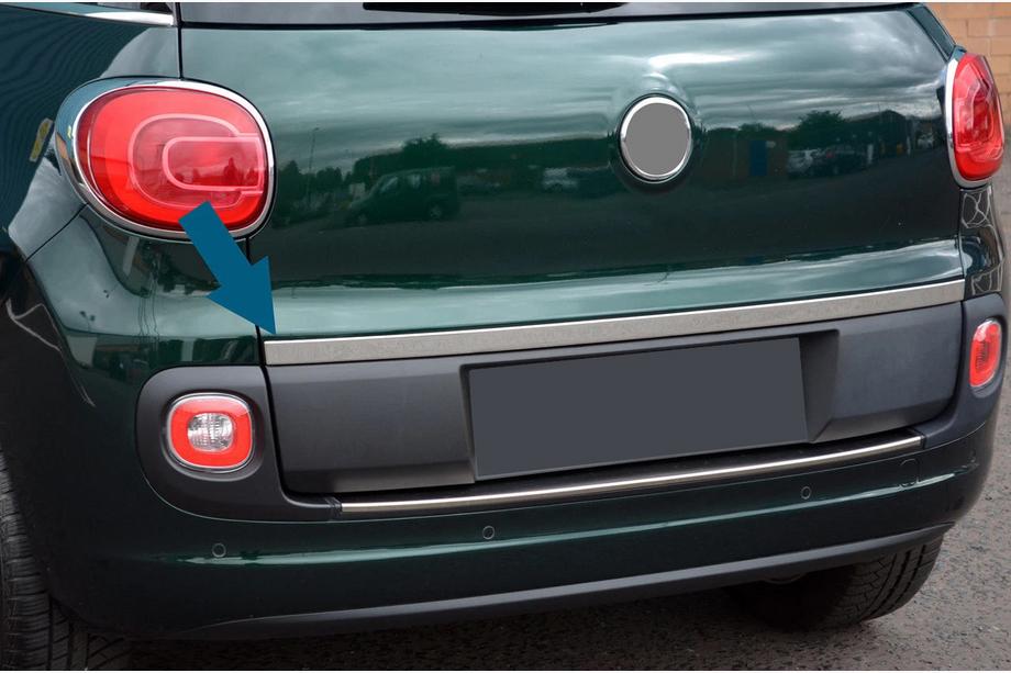 Fiat 500/500L 2013-2022 Trim above license plate (for 500L, stainless steel) Image