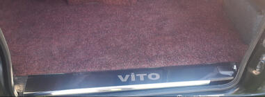 Mercedes Vito W638 1996-2003 Carmos V1 Interior Door Sill Protectors (3 pcs, stainless steel) photo 6