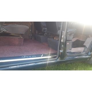 Carmos V1 Interior Door Sill Protectors (3 pcs, stainless steel) Mercedes Vito W638 1996-2003 photo 2