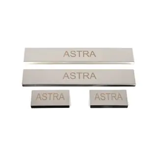 Door Sill Covers (4 pcs, Stainless Steel)