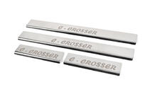 Citroen C-Crosser 2007-2013 Door Sill Covers (4 pcs, Stainless Steel) photo 4
