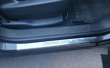 Opel Grandland X 2017- Door Sill Covers (4 pcs, Stainless Steel) photo 4