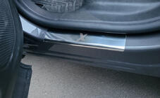 Opel Grandland X 2017- Door Sill Covers (4 pcs, Stainless Steel) photo 5