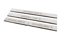 Opel Grandland X 2017- Door Sill Covers (4 pcs, Stainless Steel) photo 3