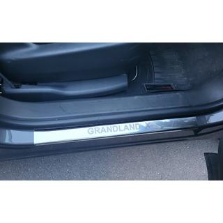 Door Sill Covers (4 pcs, Stainless Steel) Opel Grandland X 2017- photo 4