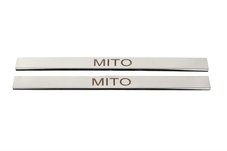Alfa Romeo MiTo 2008-2018 Door Sill Covers (2 pcs, Stainless Steel) Image