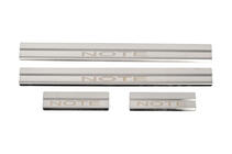 Nissan Note 2012-2020 Door Sill Covers (4 pcs, Stainless Steel) Gloss photo 1