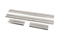 Nissan Note 2012-2020 Door Sill Covers (4 pcs, Stainless Steel) Gloss photo 2