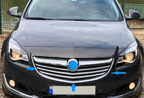 Opel Insignia 2008-2017 Chrome Grille Covers (2014-2017, Stainless Steel) photo 3