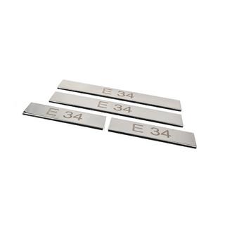 Door Sill Covers (4 pcs, Carmos V3) BMW 5 Series E34 1988-1995 photo 2
