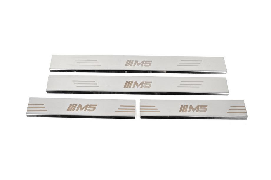 BMW 5 Series E34 1988-1995 Door Sill Covers (4 pcs, Carmos V4) Image
