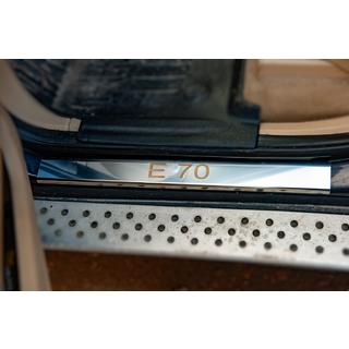 Door Sill Covers (4 pcs, Stainless Steel) BMW X5 E70 2007-2013 photo 3