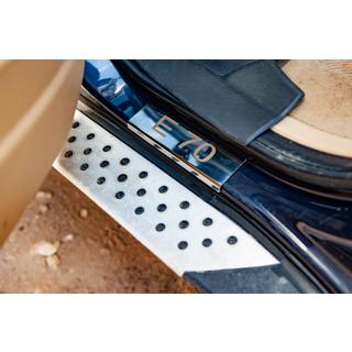 Door Sill Covers (4 pcs, Stainless Steel) BMW X5 E70 2007-2013 photo 2