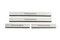 Volkswagen Touareg 2010-2018 Stainless Steel Door Sill Protectors Carmos V1 (4 pcs) photo 1